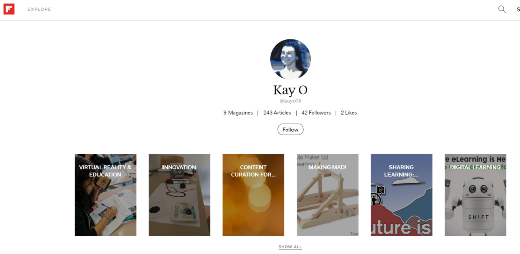 Flipboard is great for curation and professional reading.